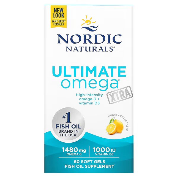 a4e8ad4977b2ff3af7f8394122110367_121622011244.jpeg Nordic Naturals, Ultimate Omega Xtra, со вкусом лимона, 1280 мг, 60 капсул