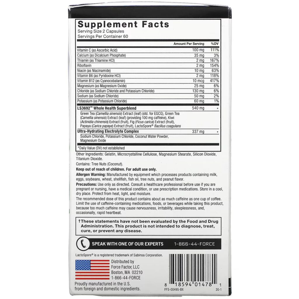 a660fc88d4d7f5fa02fa1fb2082360d4_121622214607.jpeg Force Factor, ProbioSlim, незаменимые питательные вещества для снижения веса, 120 капсул