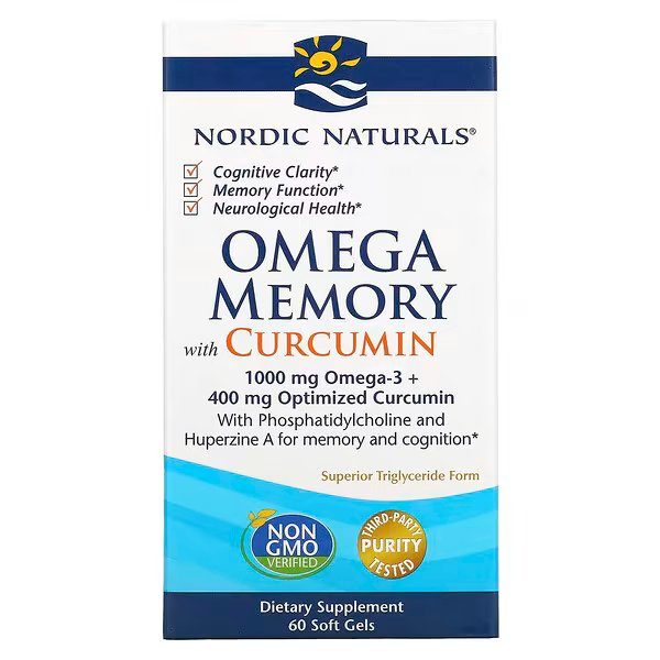 fc6c205b2e3a0d81dc8b99e68fd2e8f4_121622010925.jpeg Nordic Naturals, Omega Memory с куркумином, 500 мг, 60 мягких таблеток