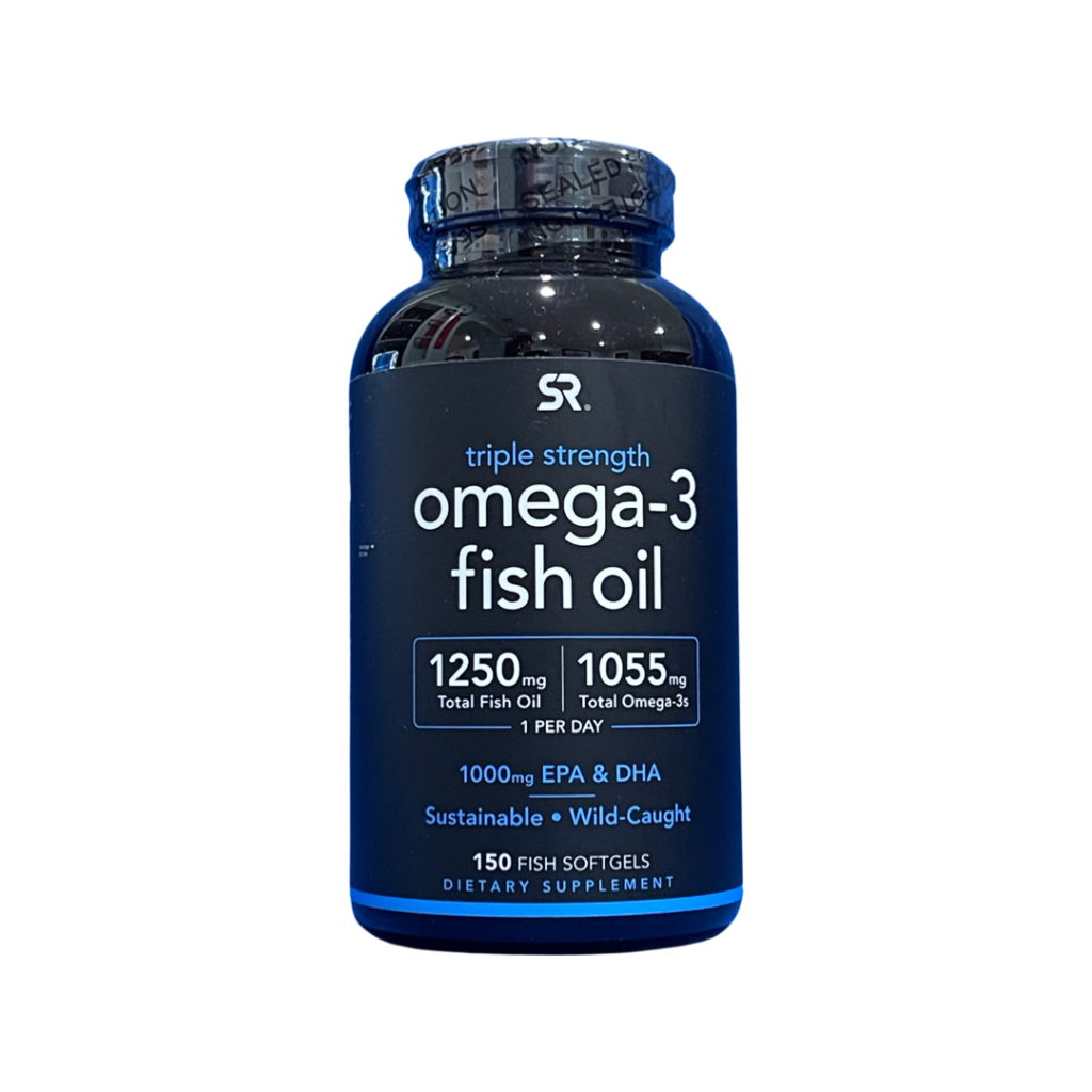 Sports Research, Рыбий жир с омега-3, тройная сила, 150 мягких таблеток