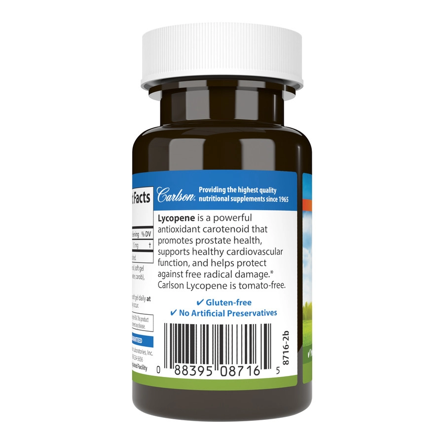1004eda66ec4a6b6d8614f673a92f879_031723163931.png Carlson Labs Ликопин без томатов, 15 мг, 60 мягких капсул