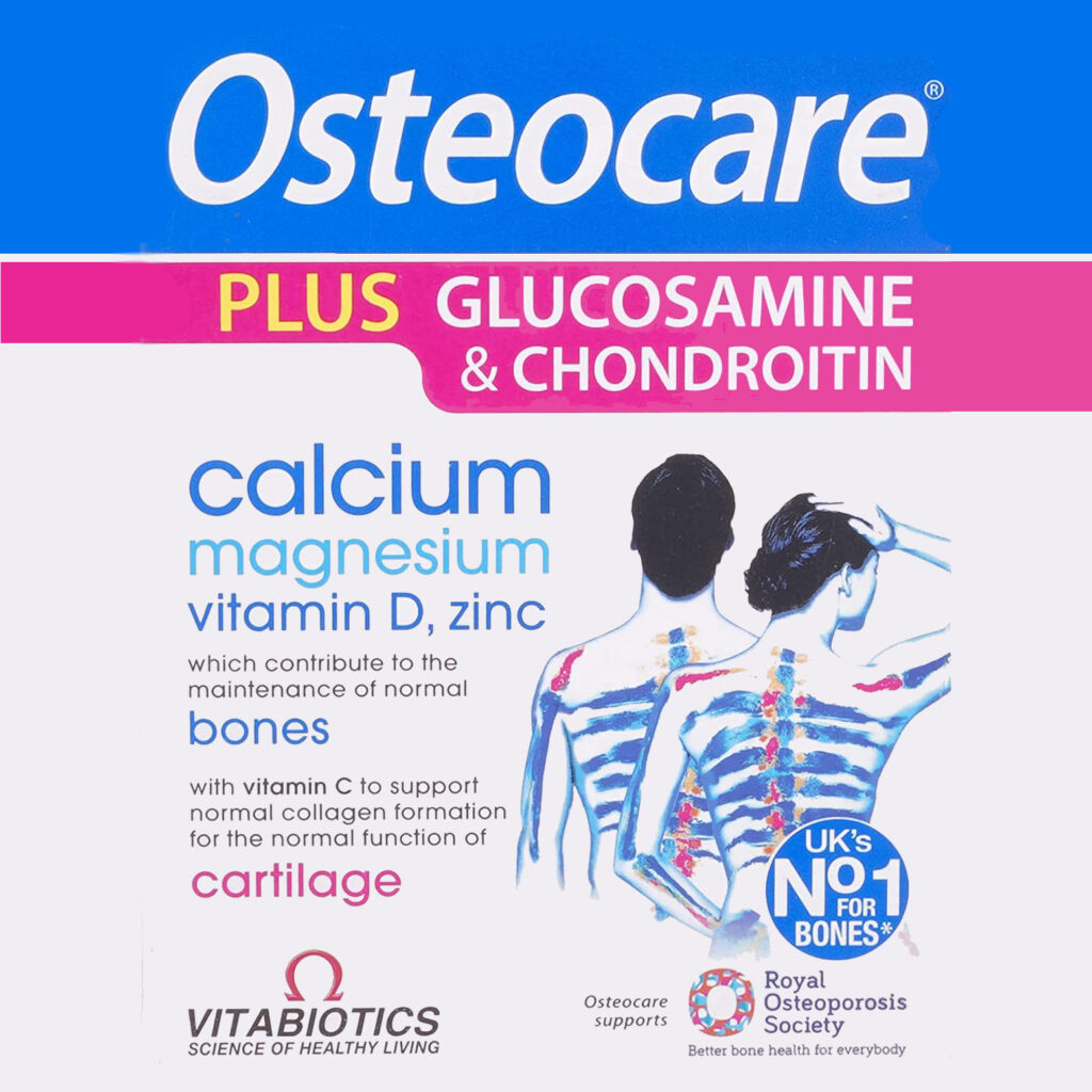 529ef64d62ed0ad0ff9a63ad1f1eae8a_031223213002.jpeg Vitabiotics Osteocare Глюкозамин и хондроитин - 60 Таблеток