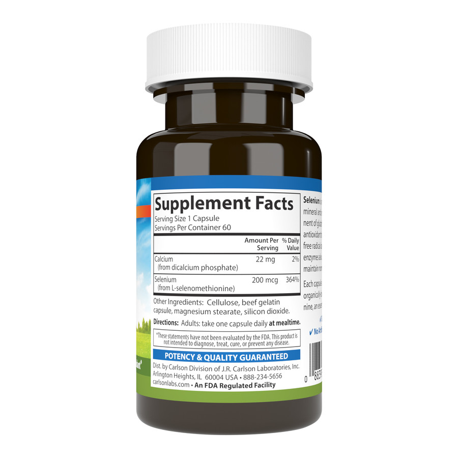ac1a0b395ccee1c7472973e98f9a0d24_040823032534.jpeg Carlson Labs Селен 200 мкг, 180 капсул