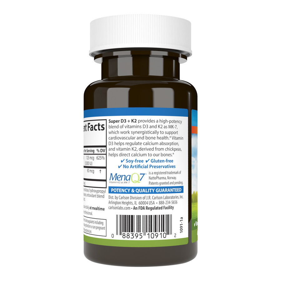 d4a8048096ef2307d60c454bdd30e073_040823023816.jpeg Carlson Labs Супер Д3 + К2 125 мкг,5000 IU 45 вегетарианских капсул