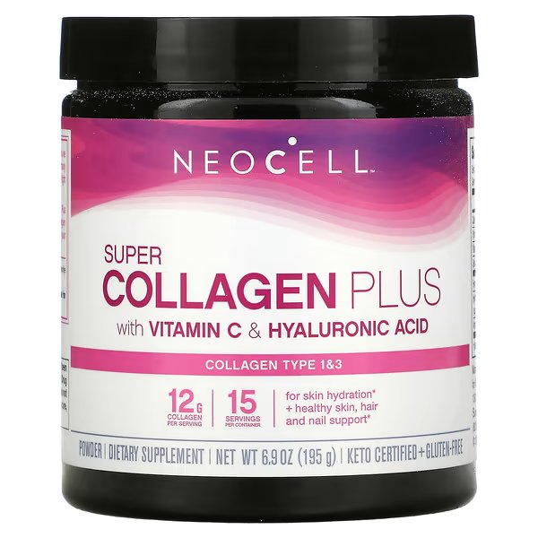 e1679cdf0ed7ede94d9ad319a5c280a9_042123143034.jpeg NeoCell, Super Collagen Plus, коллаген с витамином C и гиалуроновой кислотой, 195 г