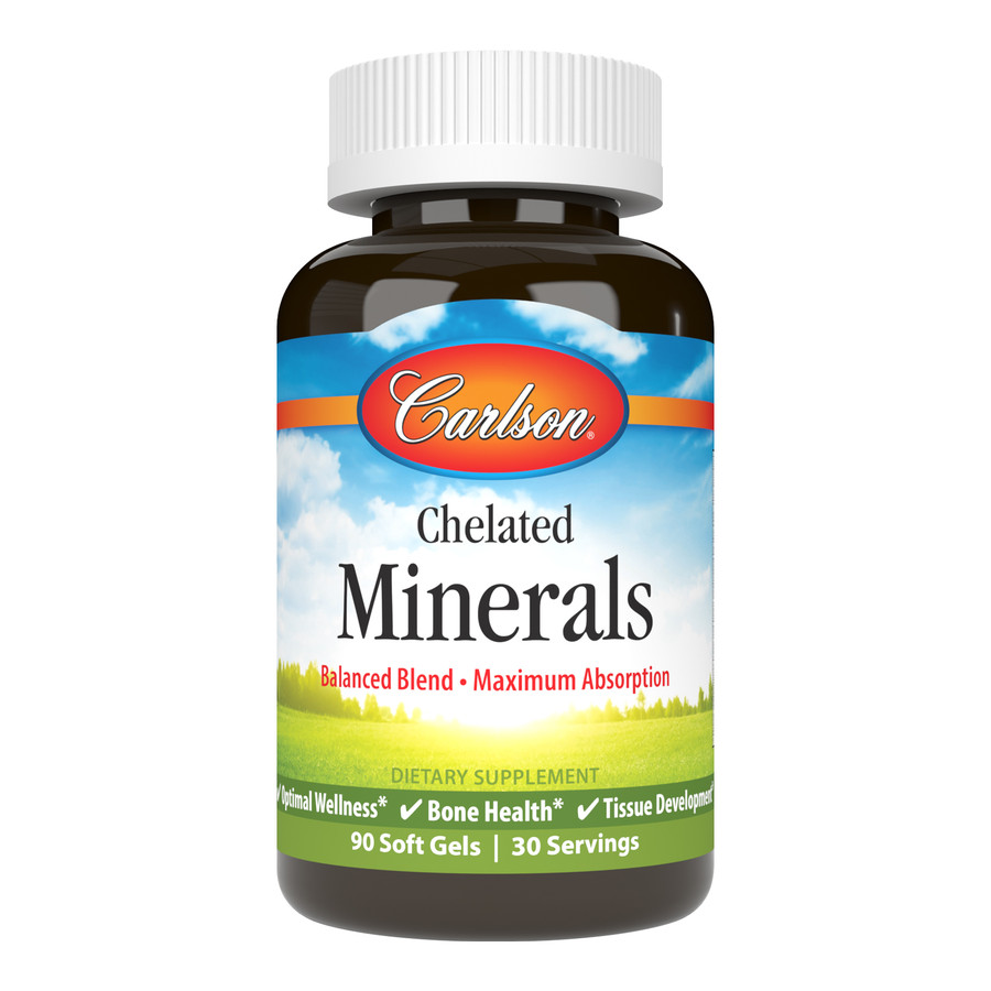 Carlson Labs Хелатные минералы 90 капсул