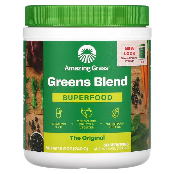 4a3c5abf733bac72d91101c9b0cb12d2_060323122914.jpeg Amazing Grass, Green Superfood, The Original, 240 г