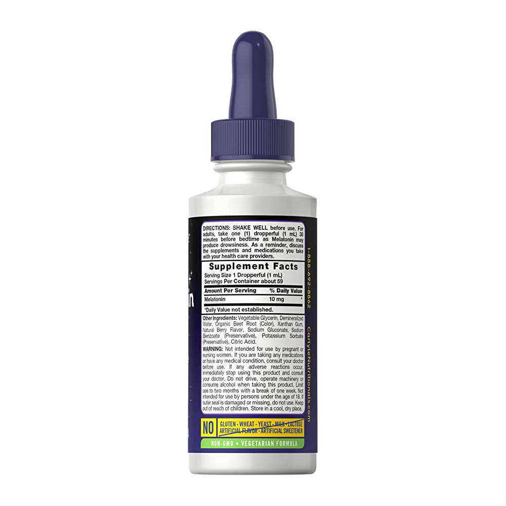 542c8c54394b602e6469c802042e01d6_060323121049.jpeg Carlyle Мелатонин 10 мг, 59 мл