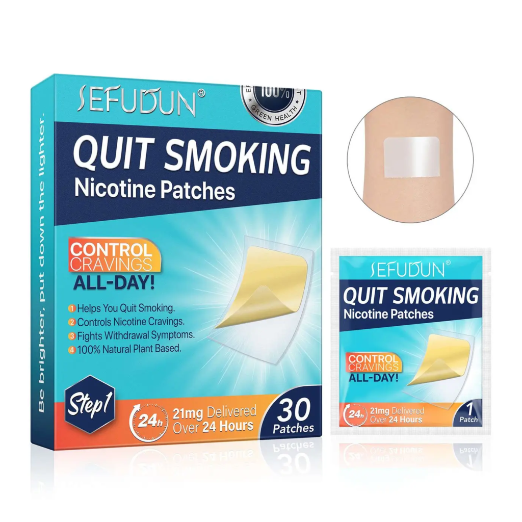 7563fc43303d8fa7c4f0a0c8a7d60429_060323110354.png Никотиновые пластыри от курения Sefudun Quit Smoking 21мг