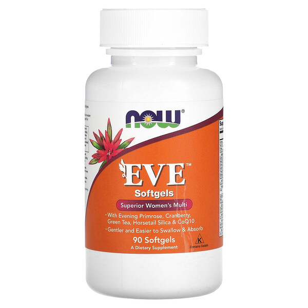 NOW Foods, EVE, превосходные мультивитамины для женщин, 90 таблеток