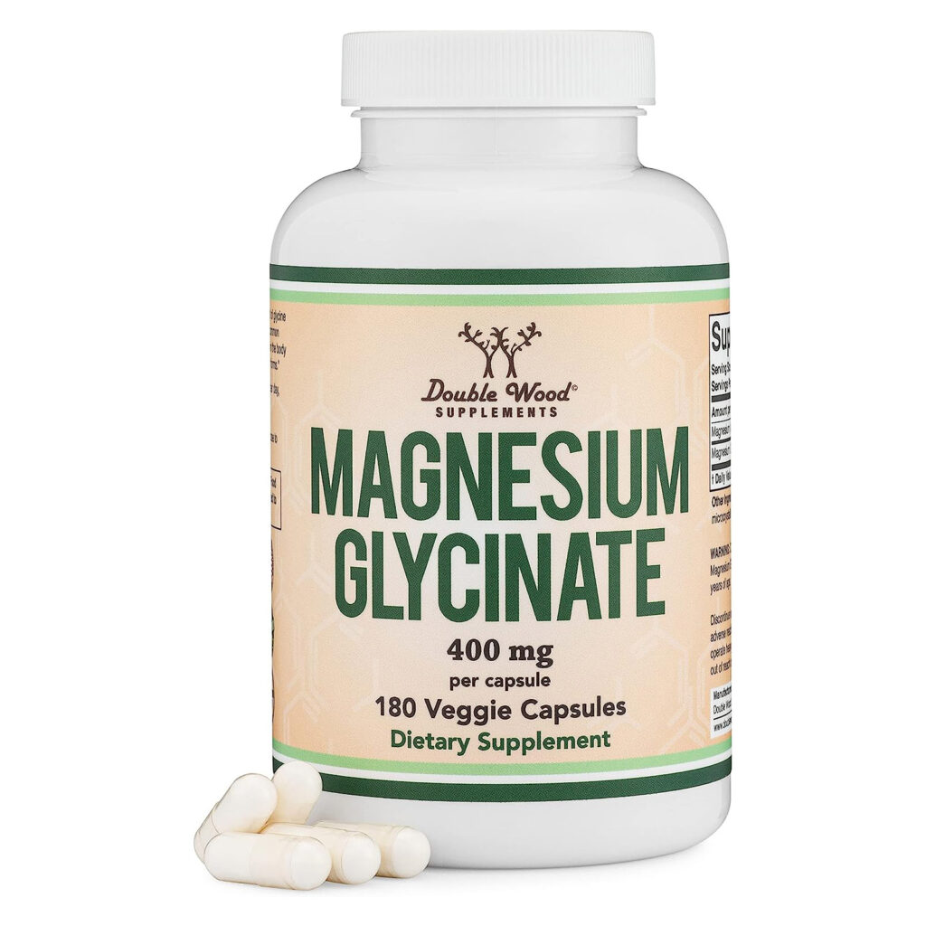 3520108209bf6e15c74d0c3b5323df5d_081023022128.jpeg Double Wood - Глицинат магния 400 мг в одном капсуле , 180 капсул