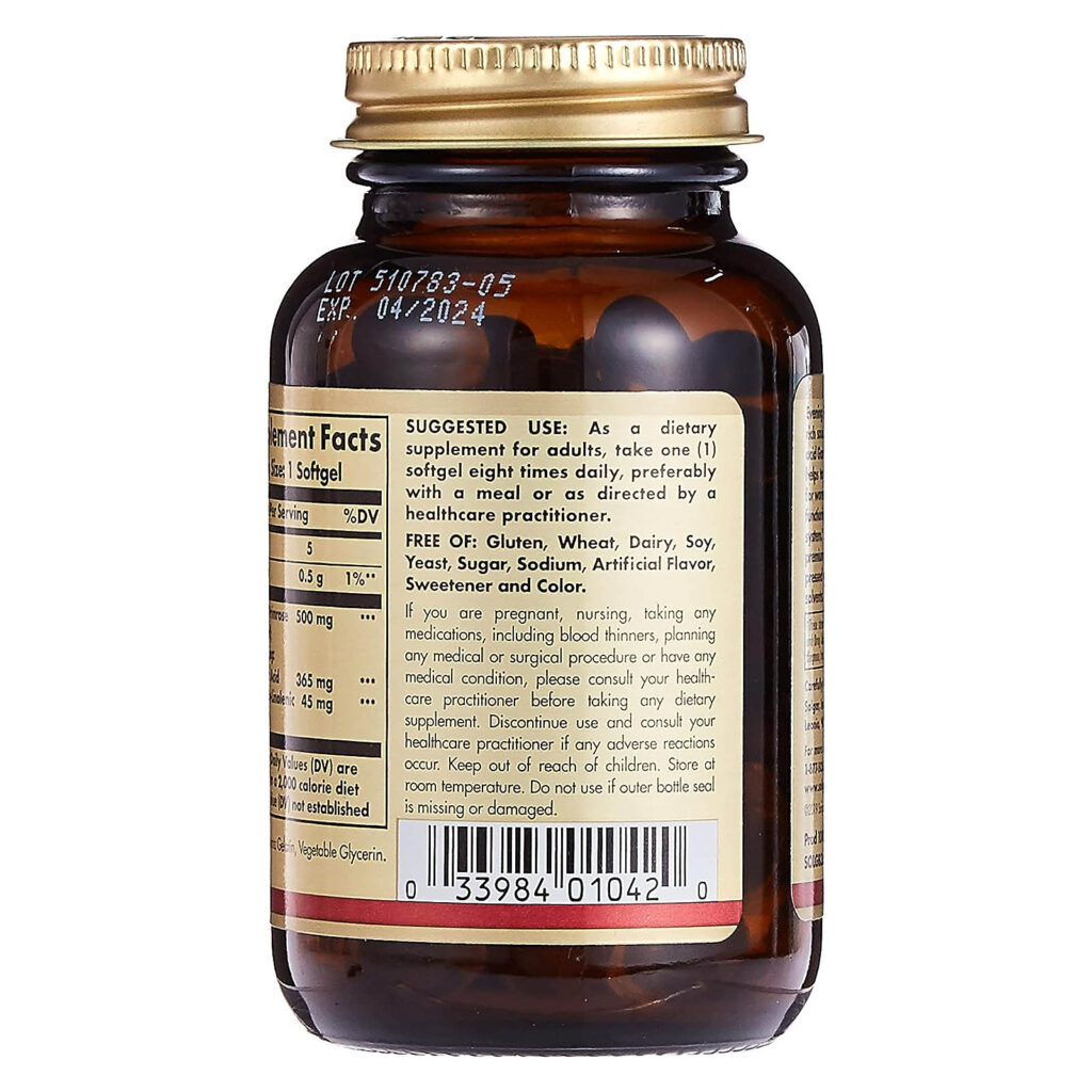 11d8df8f06809ecdcc18c6cc7e0f22c0_110723020220.jpeg Solgar, масло первоцвета вечернего, 500 мг, 90 мягких таблеток