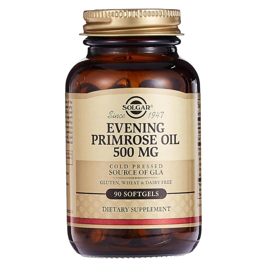 4e8a544c1801f58ea664801b072a41de_110723020214.jpeg Solgar, масло первоцвета вечернего, 500 мг, 90 мягких таблеток
