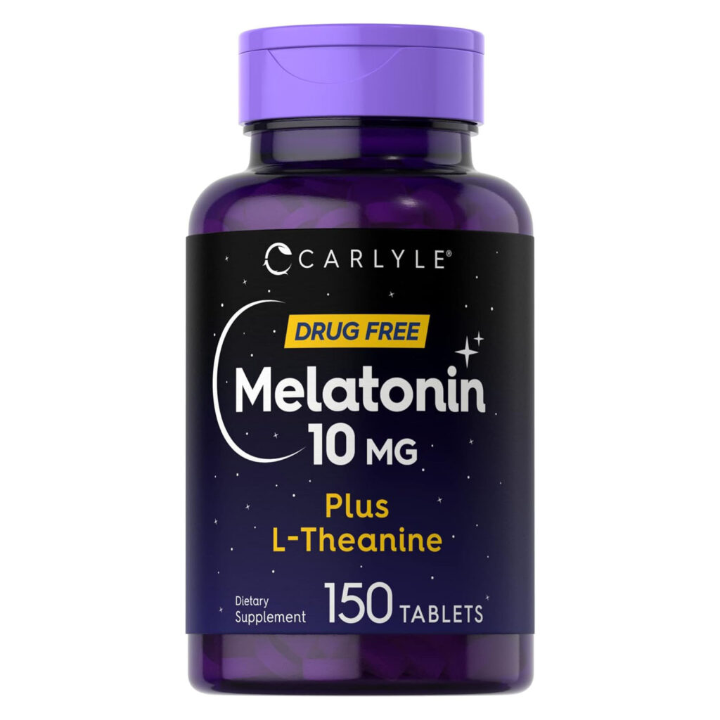 79602eb50037fb29eec18864efa3c747_110723015412.jpeg Carlyle Мелатонин 10 мг, с L-теанином, 150 таблеток
