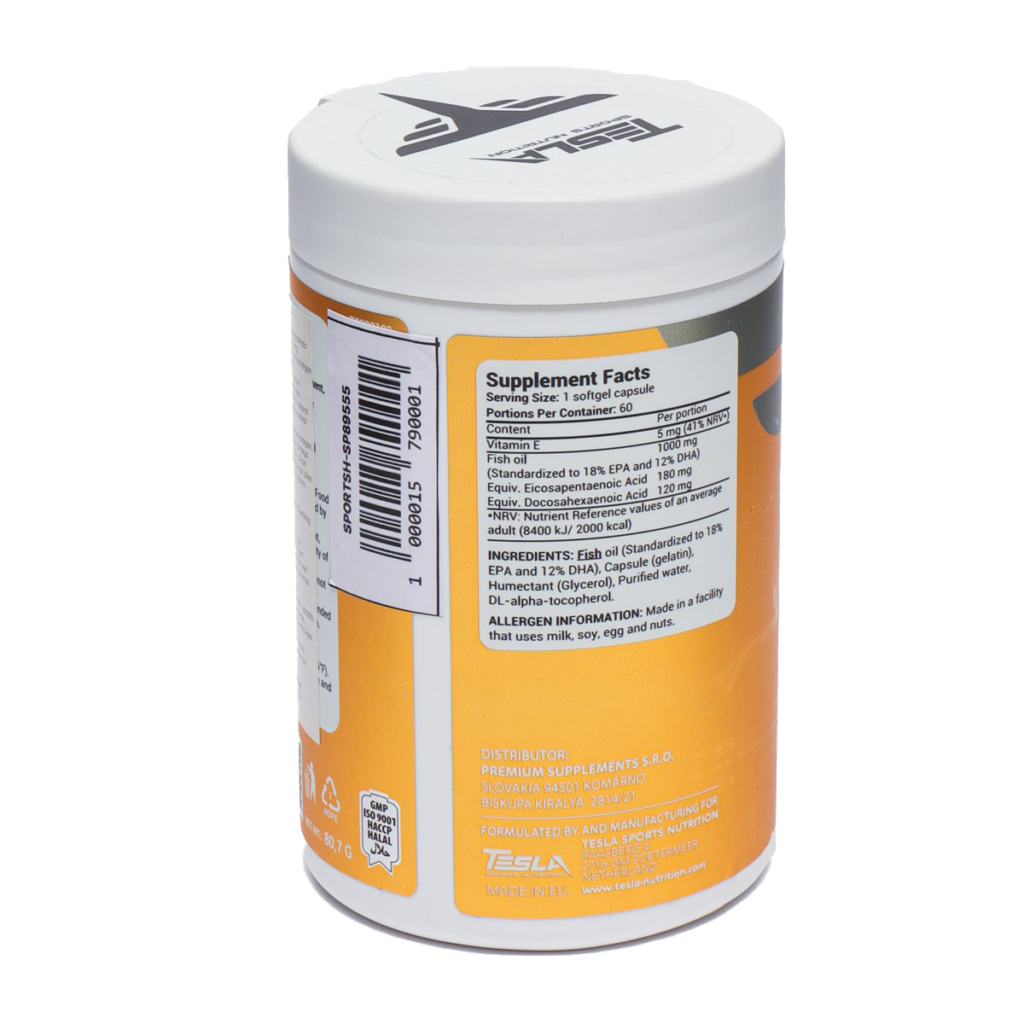 3b17a33effebfbed985b3e2e91cb826e_120523202608.png Tesla Sports Nutrition - Omega3 1000 мг 60 ШТ