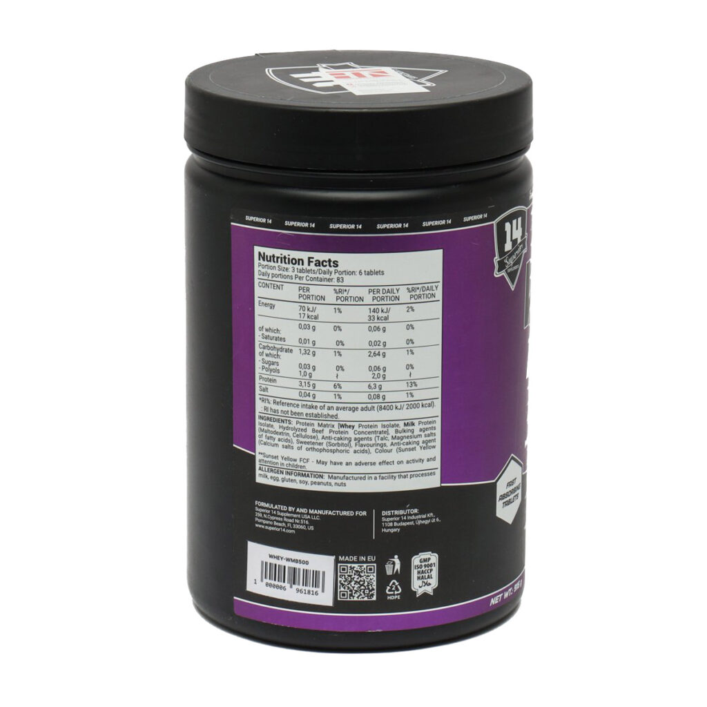 7a0385f9b1f999b17ed2286d54b499aa_120423213204.jpeg 14 Superior - Аминокислоты WMB Amino 6300, 500 таблеток, пищевая добавка