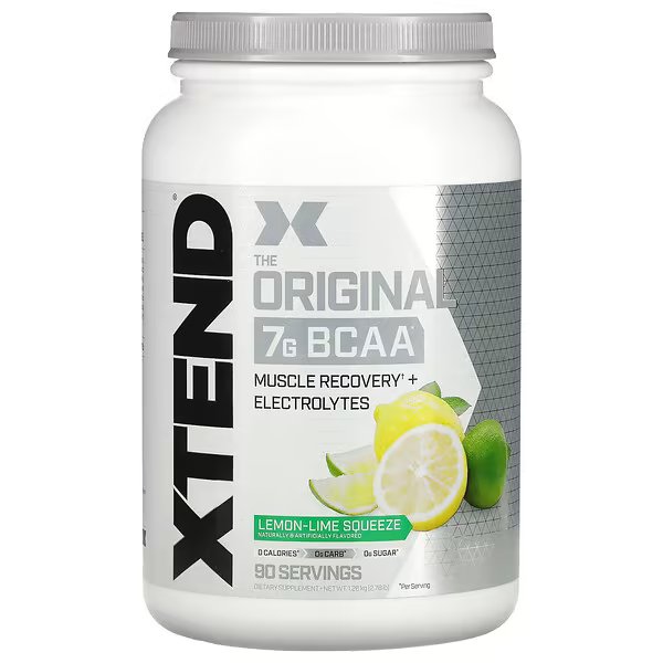 Xtend, The Original, 7 г аминокислот с разветвленными цепями, со вкусом лимона и лайма, 1,26 кг