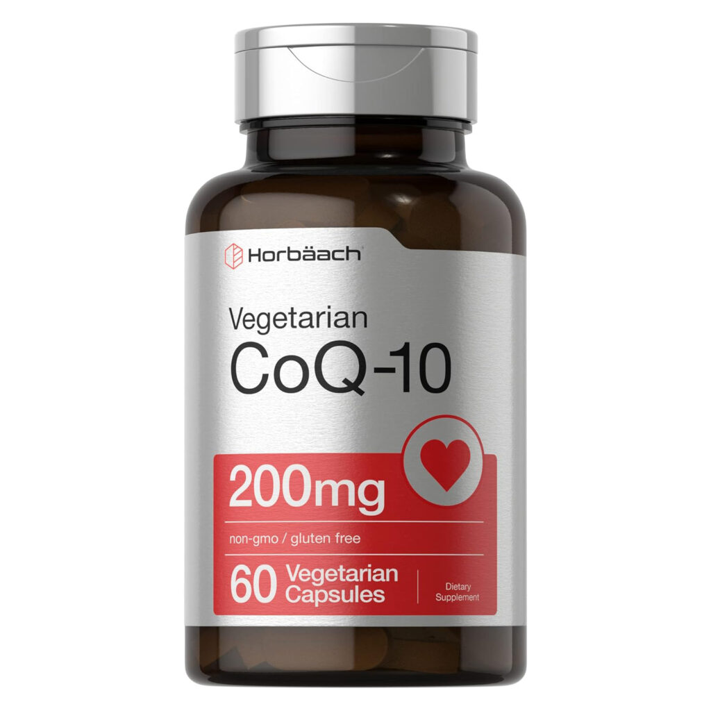 Horbaach - Капсулы CoQ10 | 200мг | 60 шт | Вегетарианский, без ГМО, без глютена