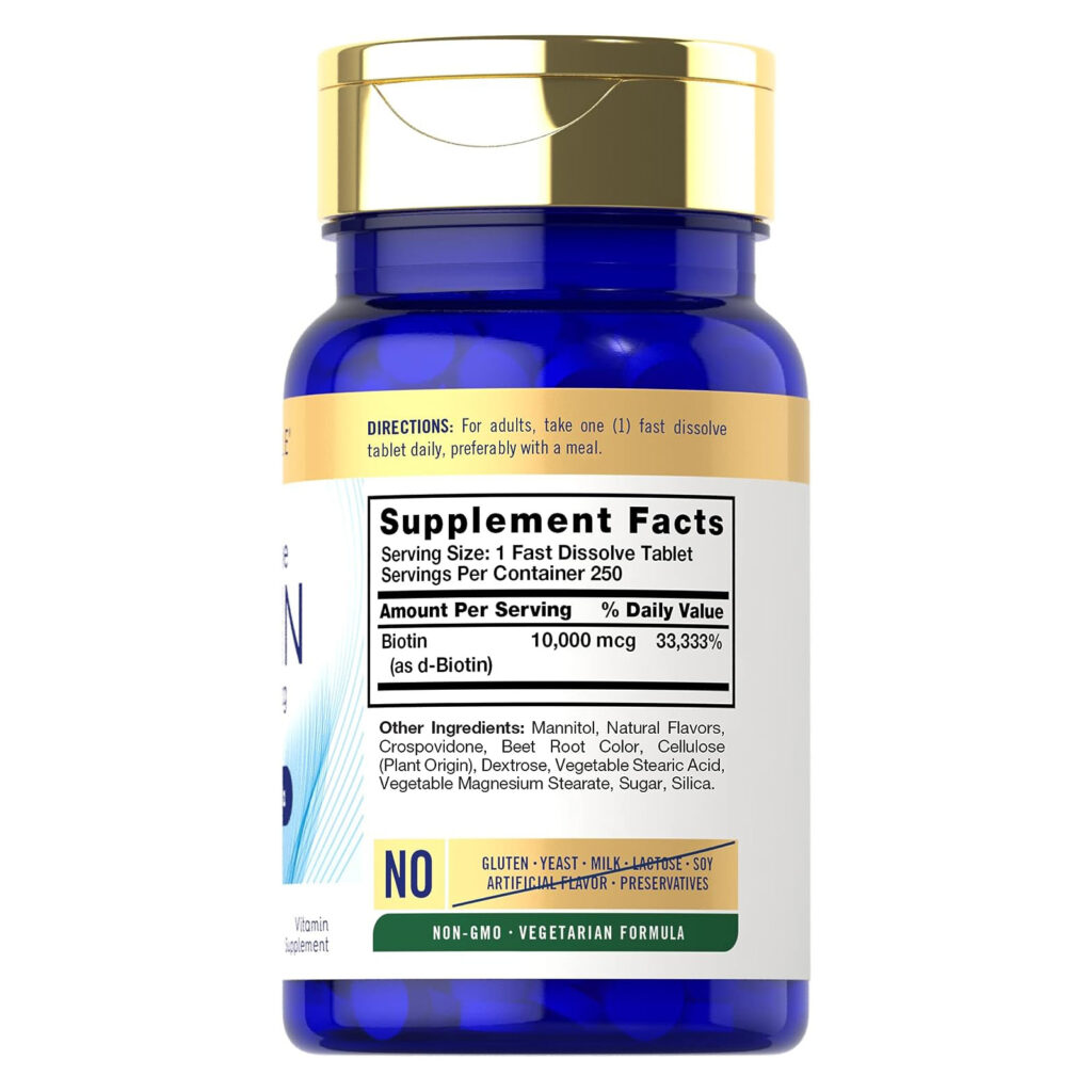 948b101cb0dfc96ab65bbf9f71df0cf7_012824003704.jpeg Carlyle - Биотин 10000 мкг, 250 таблеток