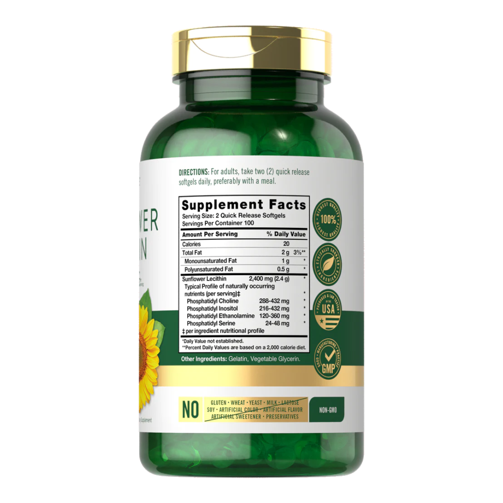 f3a7938b567a9e93a664bb2a9c72f5af_011224162112.png Carlyle Лецитин подсолнечника 2400 мг | 200 мягких таблеток