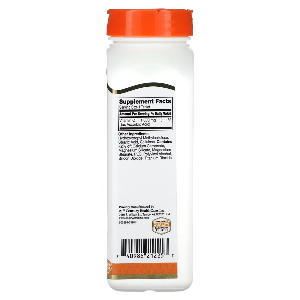 09604af6f7ba431b60a66e378327bb48_022624231010.jpeg 21st Century, С-1000, замедленное высвобождение, 110 таблеток