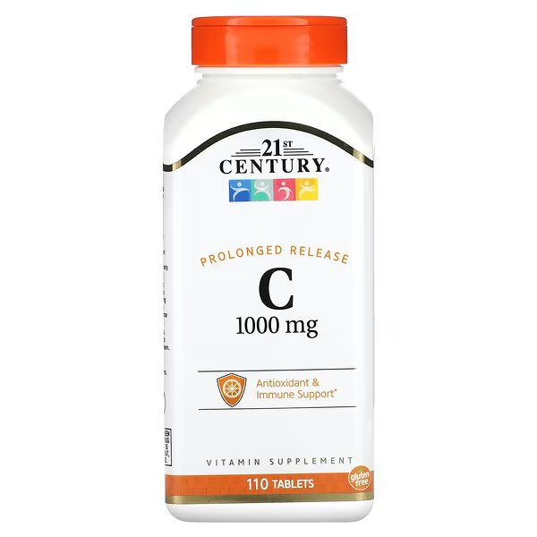 3e3ebad43f188257abac030da1da79ba_022624231006.jpeg 21st Century, С-1000, замедленное высвобождение, 110 таблеток