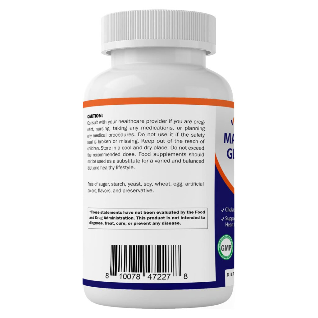 bef4a865d396a370d82eb54146bc1998_022824120951.jpeg Vitamatic глицинат магния 500 мг – 180 таблеток – витамин B6 – поддерживает здоровье мышц, суставов и сердца