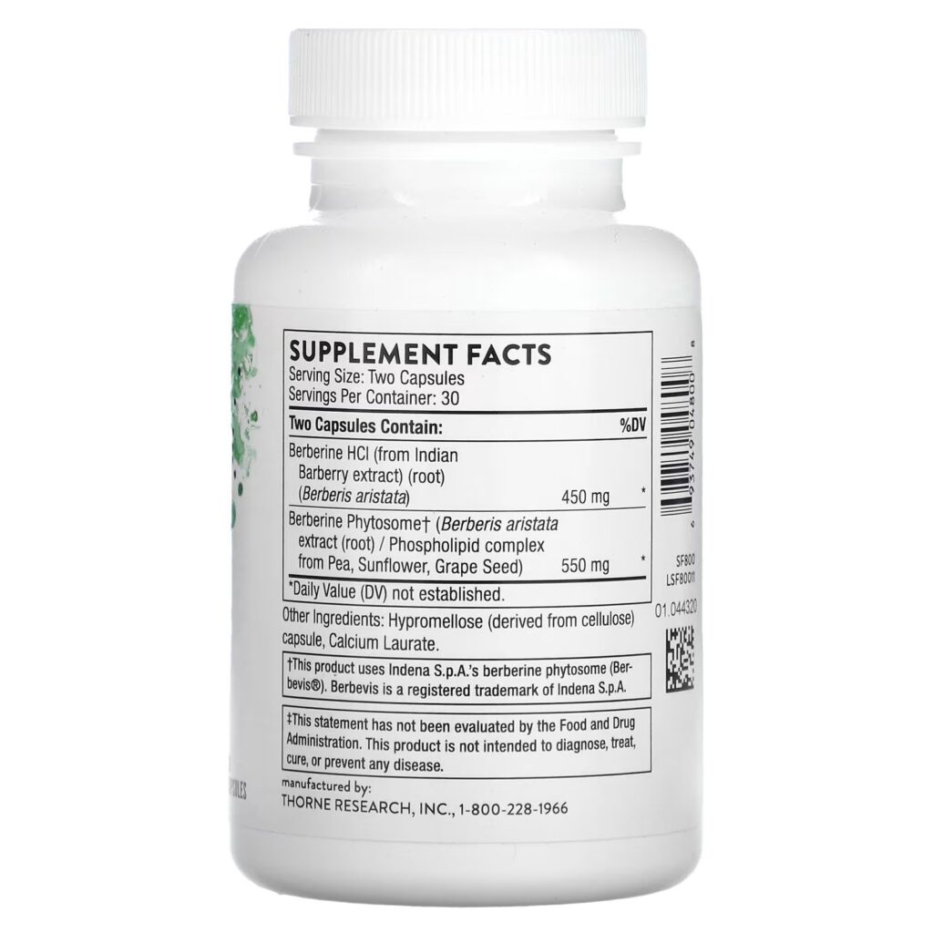 29701679b32d8a138cf520565b2f6055_031624224758.jpeg Thorne, берберин, 1000 мг, 60 капсул (500 мг в 1 капсуле)