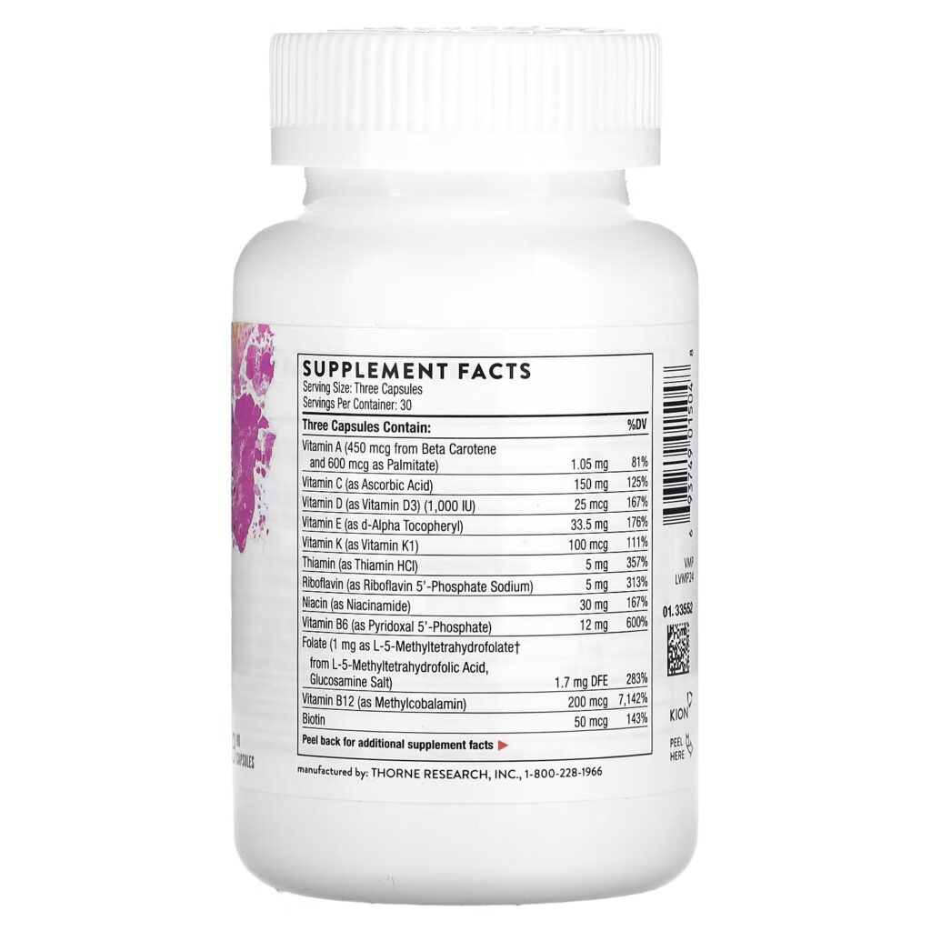 34e53f3513316f6e49a979e65b871a27_032124025451.jpeg Thorne, Basic Prenatal, Комплекс витаминов минералов для беременных и кормящих мам 90 капсул