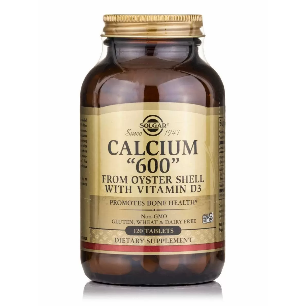 a78b6077902bae29745e5aa076a6e047_032124023806.png Solgar, кальций «600», из устричных раковин, с витамином D3, 120 таблеток
