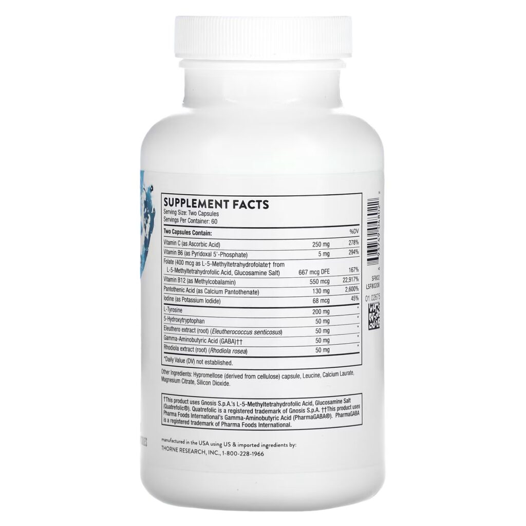 c6dc3808a4eec65edebedaafac9e11ca_032124030855.jpeg Thorne, добавка для поддержки эмоционального баланса, 120 капсул