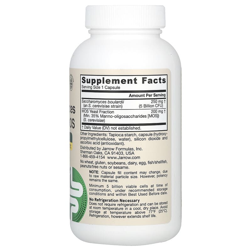 279123f6a8e50e3ae698cd1ae49cdf92_042624003221.jpeg Jarrow Formulas, сахаромицеты Буларди плюс МОС, 5 млрд, 90 вегетарианских капсул с отсроченным высвобождением