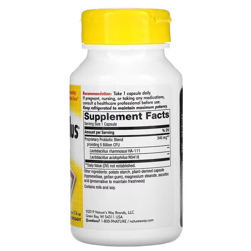 7de0cb42b6b078d03fb8522f34fce4eb_042424000823.jpeg Nature's Way, Primadophilus, оригинальный, для детей и взрослых от 12 лет, 5 млрд КОЕ, 90 вегетарианских капсул