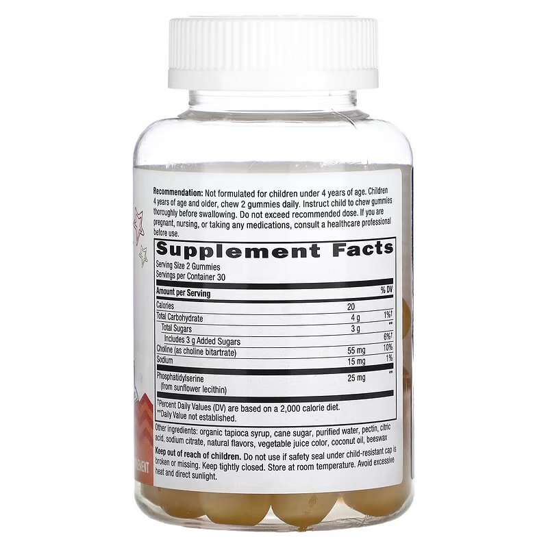 aebf6efabee2a30bf4527b235c357a42_042424001231.jpeg Nature's Way, Kids Brain Builder, для детей пямять фокус от 4 лет, лимонад, 60 жевательных таблеток