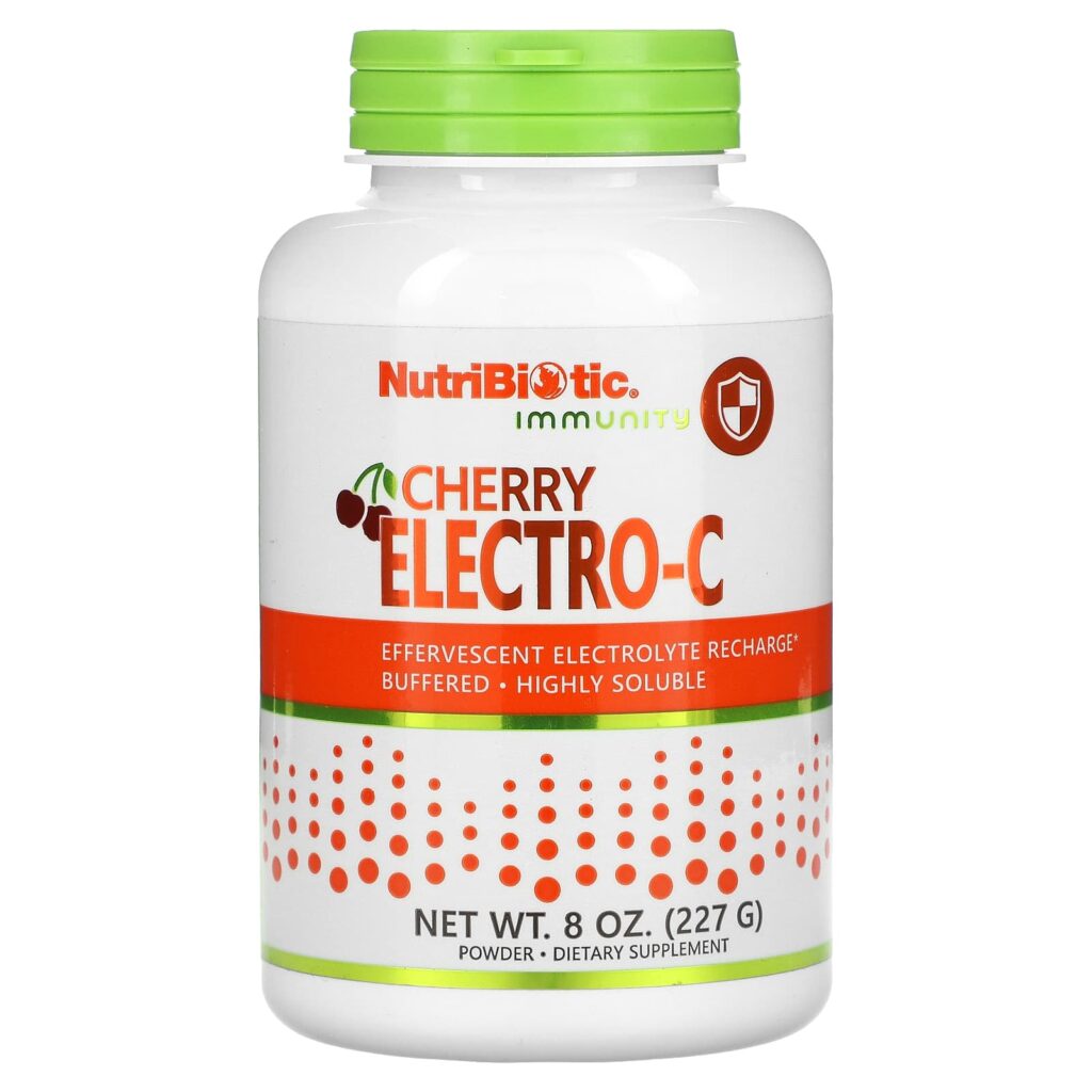 NutriBiotic, Immunity, Cherry Electro-C, порошок, 227 г