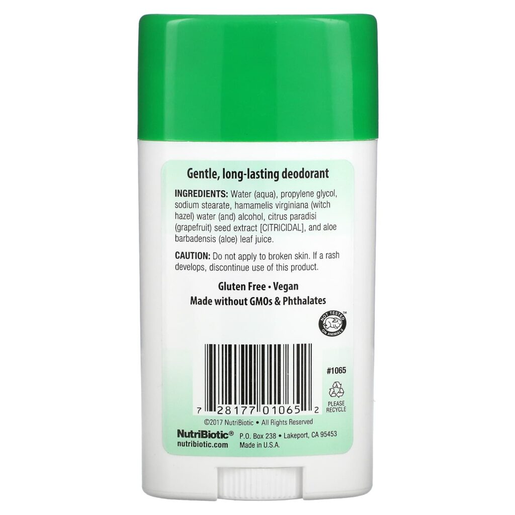 f965af5bb949cf9387fab903f7f9b2f4_052624134957.jpeg NutriBiotic, дезодорант c алое , без запаха, 75 г