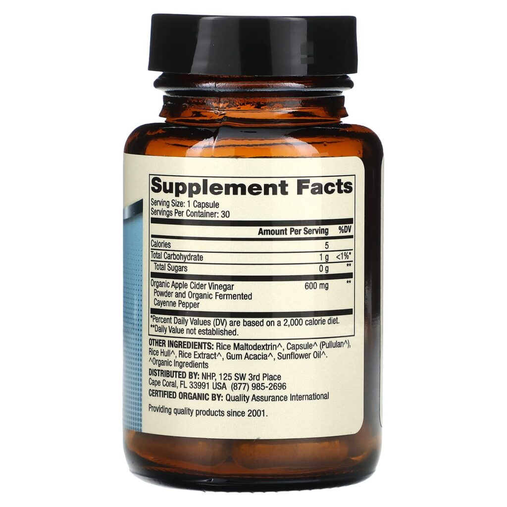 763be6f73e9257d7d335944d651d4767_071324042044.jpeg Dr. Mercola, Ферментированный яблочный уксус с кайенским перцем, 30 капсул