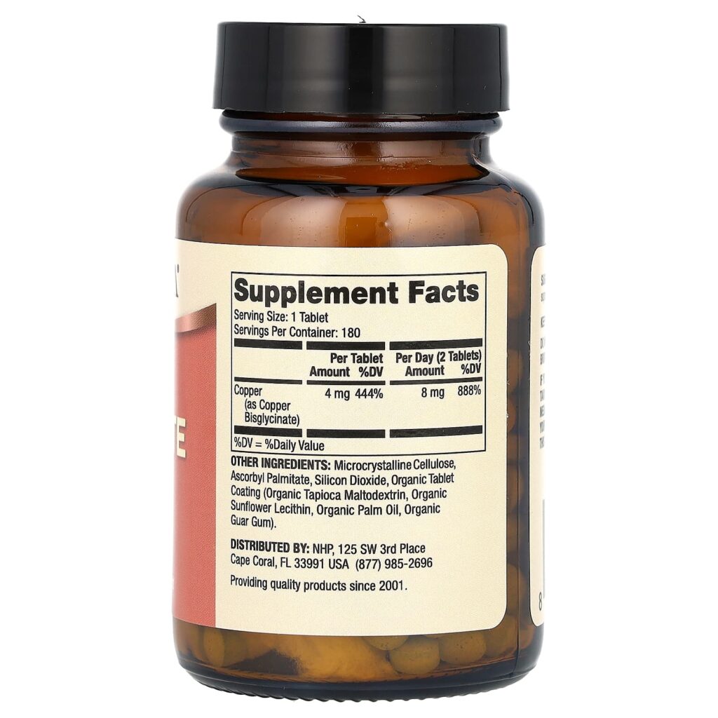 7fac7034aa6f6a57d6805c3f86f9fe1b_071324035450.jpeg Dr. Mercola, бисглицинат меди, 8 мг, 180 таблеток