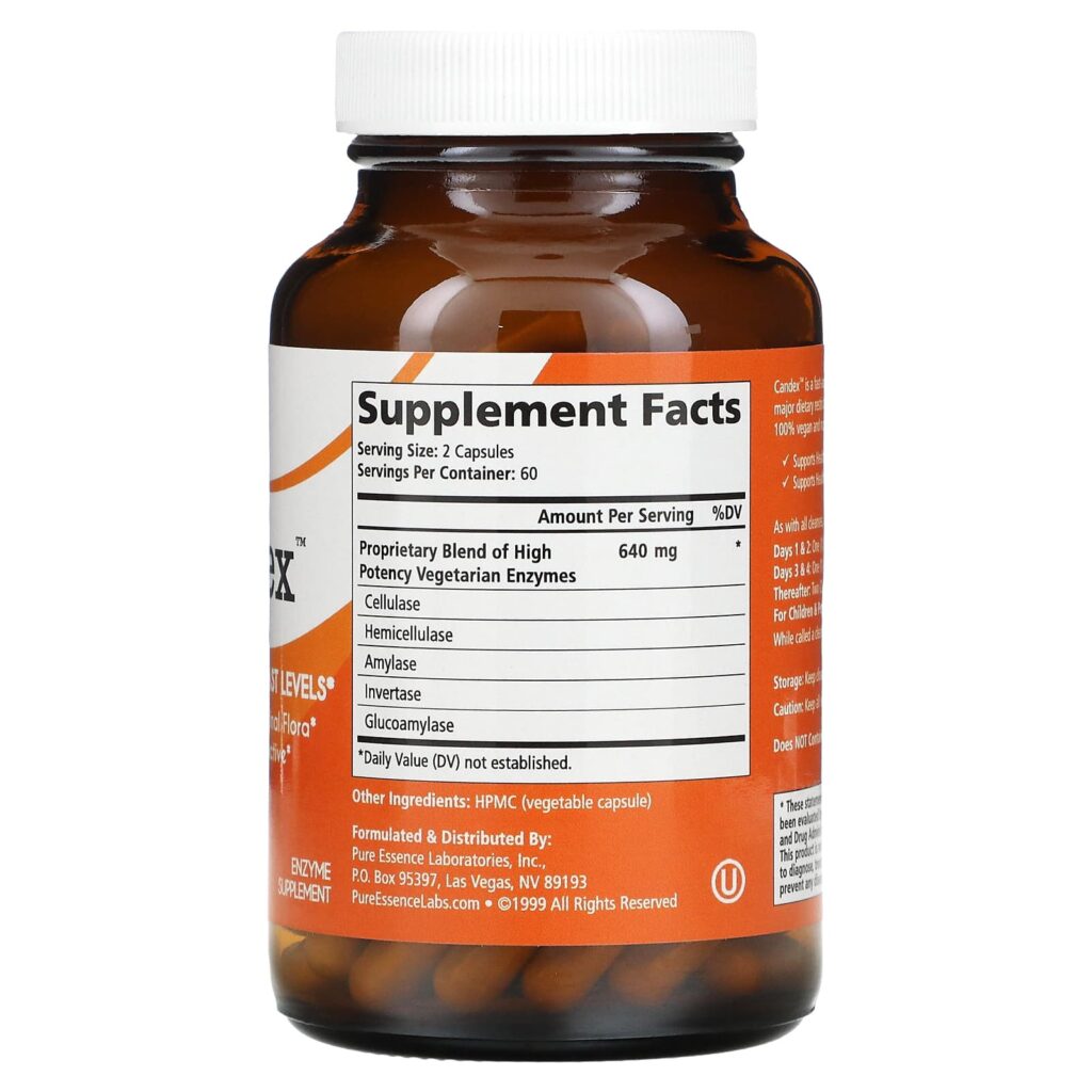 85f5f0d8e6df2769cb02c6955229d171_071324045856.jpeg Pure Essence, Candex, 120 растительных капсул