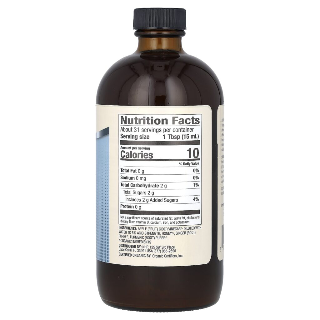 d2426b715403d5025ac73a724a50752b_071324041907.jpeg Dr. Mercola, Biothin, яблочный уксус с имбирем и куркумой, 473 мл