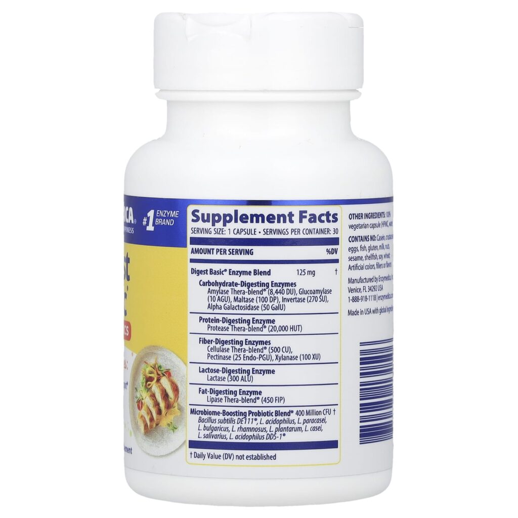 ffec9ce1f0174488d2ac5ff4396970ad_110124221441.jpeg Enzymedica, Digest Basic, формула основных ферментов, 30 капсул