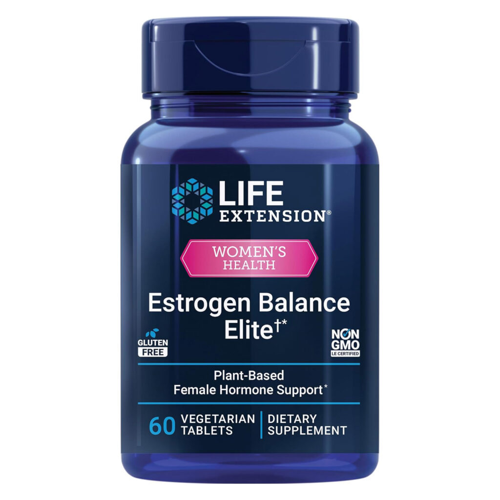 Life Extension Estrogen Balance Elite, добавка для поддержки в период менопаузы - 60 таблеток