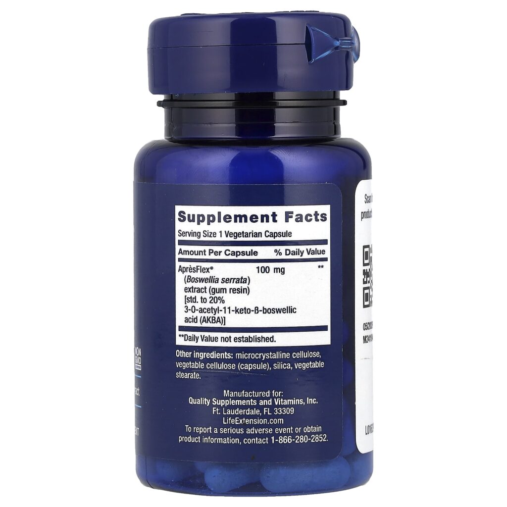 644070f27d062aea4085a217103aa954_121624014250.jpeg Life Extension, 5-LOX блокатор с ApresFlex, 100 мг, 60 капсул