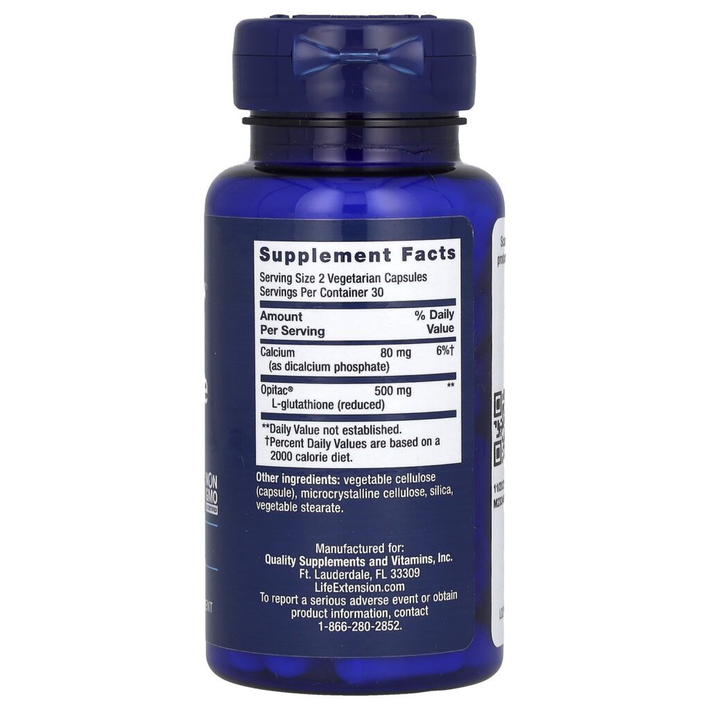 9bc1ec15656dc2b23214b99aa5b74bd8_121624014520.jpeg Life Extension, глутатион, 60 вегетарианских капсул
