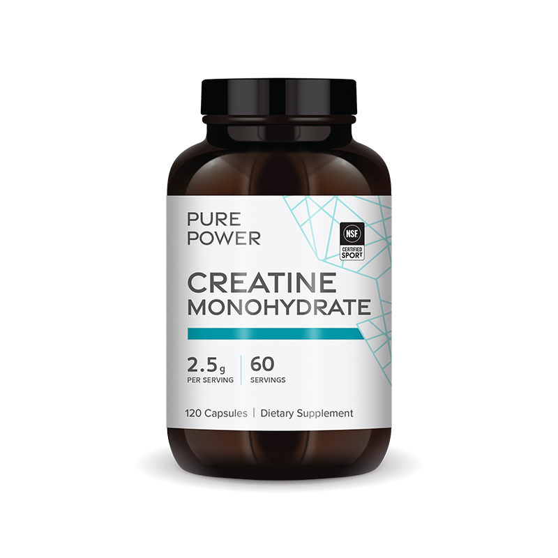 Dr. Mercola - Pure Power Creatine, спортивная добавка креатин, 120 капсул