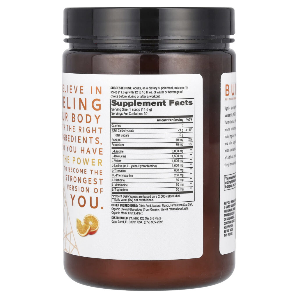 b9e2858ad0eb39a0364eb149199d2242_122024114805.jpeg Dr. Mercola, Pure Power, незаменимые аминокислоты BCAA , со вкусом апельсина, 350 г