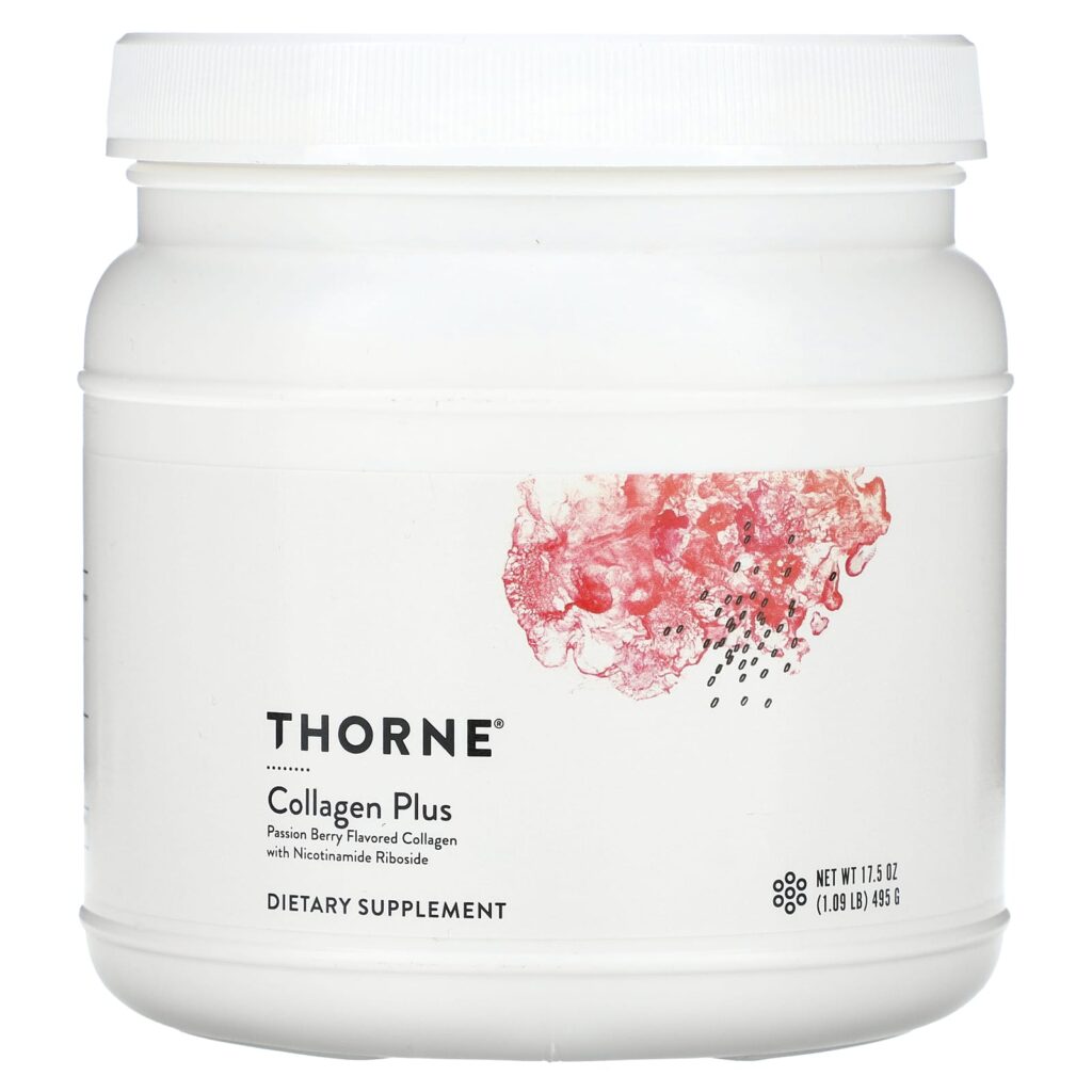 29ab21913d2abbf9d1bb99e4df4640d5_011525023628.jpeg Thorne, Collagen Plus, коллаген с ягодным вкусом, 495 г (1,09 фунта)