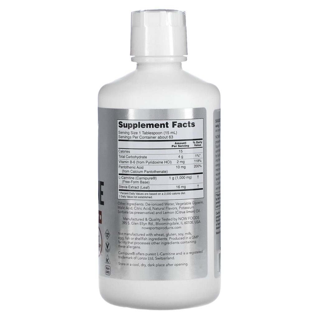 319dae5dbbeba58adf050ef14281d201_011525021642.jpeg NOW Foods, Sports, жидкий L-карнитин, вкус цитрусовых, 1000 мг, 946 мл (32 унции)