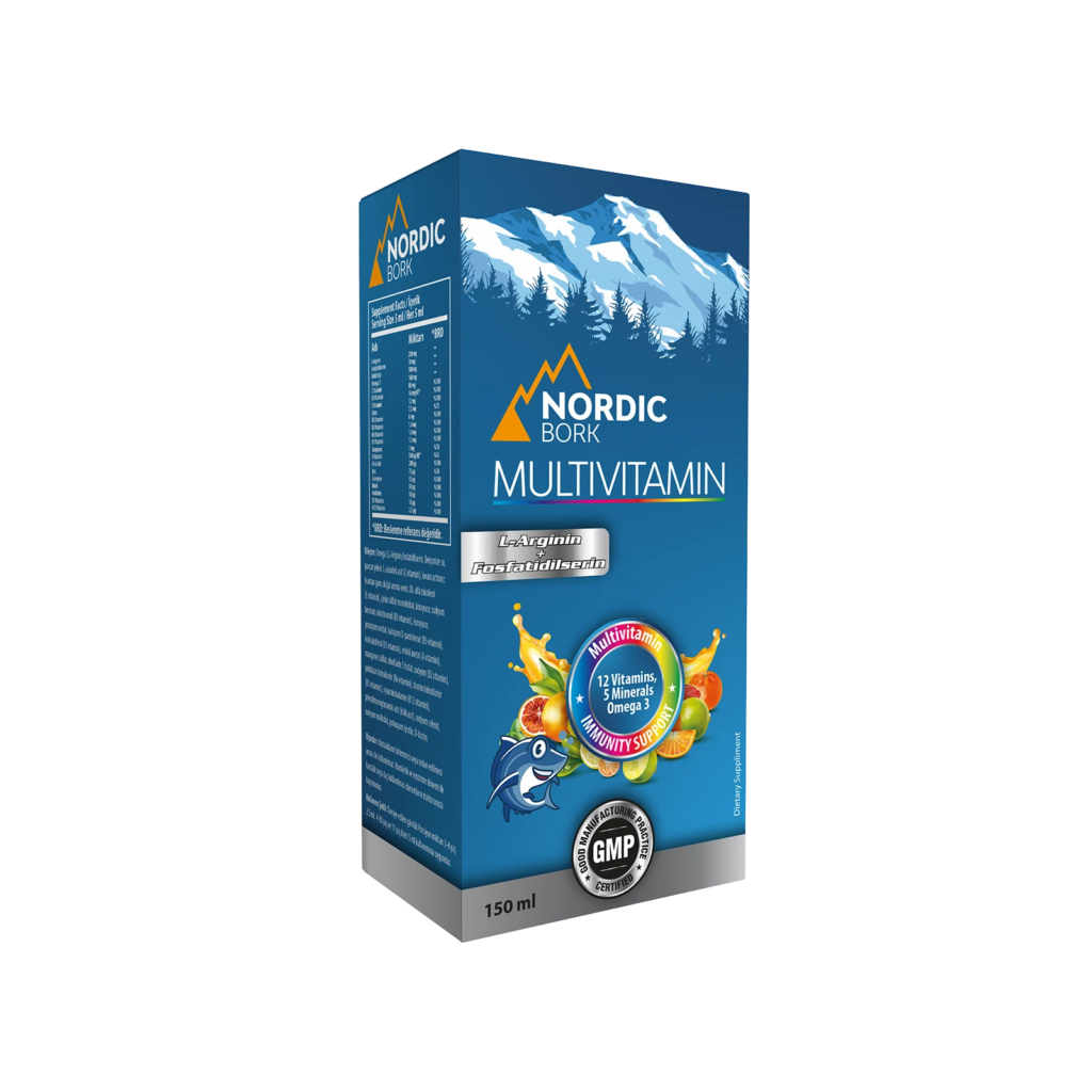 0fe36ba848310a06c8f7061b16aeff9d_022025033038.png Swiss Bork - Nordic Bork Поливитаминный Сироп для детей сепер состав омега аргинин для роста 150мл