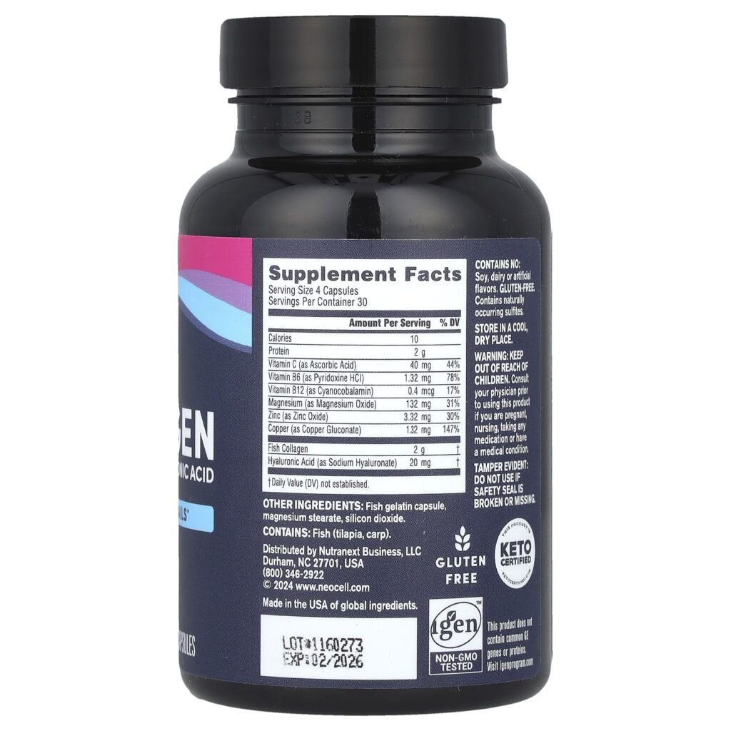 18c6fabc8ba01380159d8f29eb7b9316_022525004039.jpeg NeoCell, морской коллаген, 120 капсул